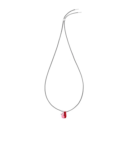 Loewe Hanging Acrobat Necklace In Red