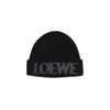 Loewe Logo Embroidered Ribbed In Black