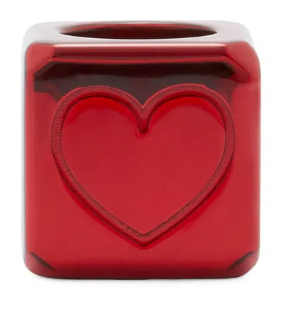 Loewe Heart Dice Bag Charm
