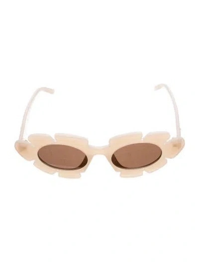 Pre-owned Loewe Heart Tinted Sunglasses In Neutrals
