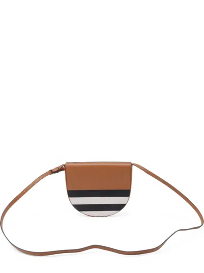 Pre-owned Loewe Heel Crossbody Bag In Brown
