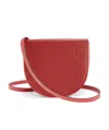 Loewe Heel Duo Crossbody Bag In Red