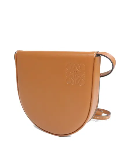Pre-owned Loewe Heel Pouch Shoulder Bag In Neutral