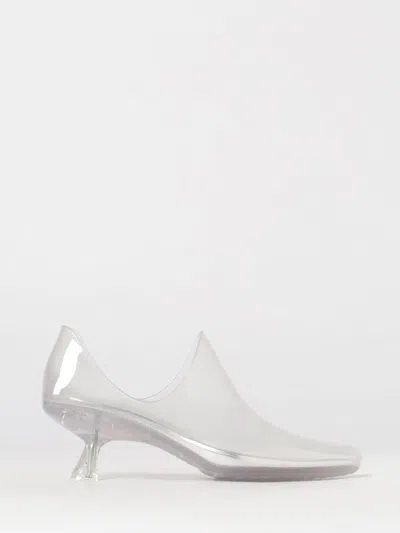 Loewe Heeled Sandal Woman Color Transparent In Blue