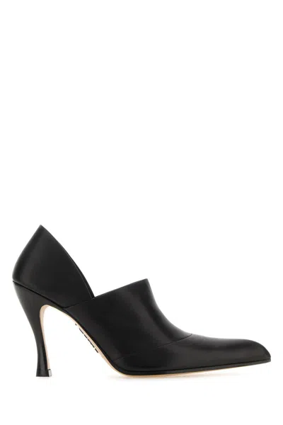 Loewe Comic Folded Pump In Black