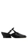 Loewe Modern Leather Onda Mules With Block Heel In Multi
