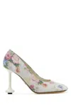 Loewe Leather Floral Toy Pumps 90 In Printed