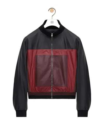 LOEWE HIGH COLLAR CROPPED JACKET