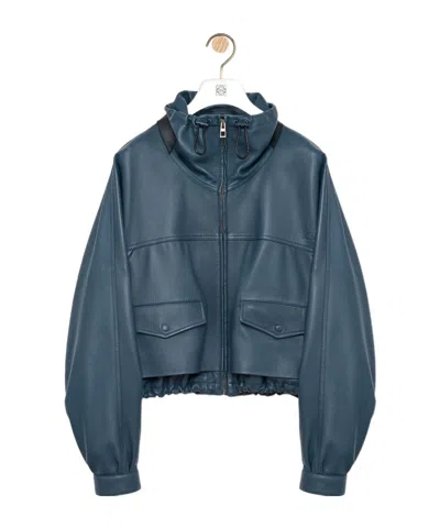 LOEWE LOEWE HIGH COLLAR NAPPA JACKET