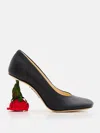 Loewe 90mm Decollete Toy Rose In Black