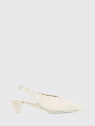 Loewe High Heel Shoes Woman Color White
