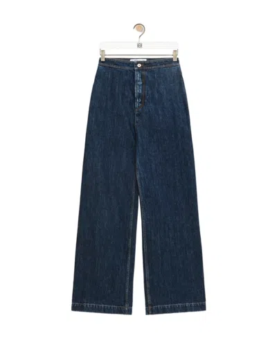 Loewe High-rise Straight-leg Jeans In Black
