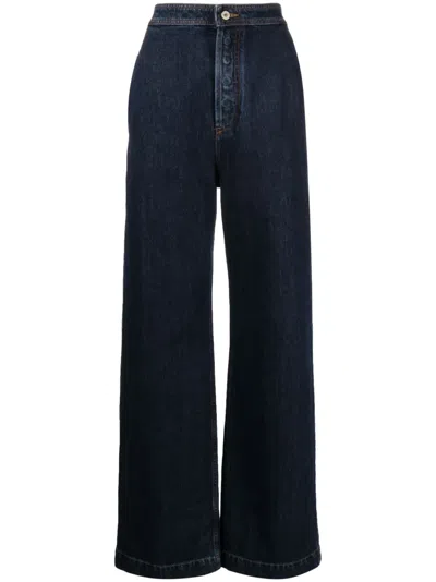 Loewe Jeans Mit Weitem Bein In Blau