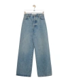 Loewe High Waist Denim Trousers In Gray