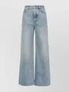 Loewe High Waist Denim Jeans With Wide Leg