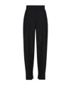 Loewe High-waist Tapered Trousers In Black