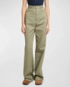 LOEWE HIGH WAIST TWILL PANTS