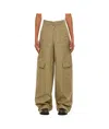 Loewe Beige Cargo Trousers In Green
