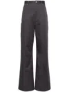 Loewe Women High-waisted Cotton Trousers
