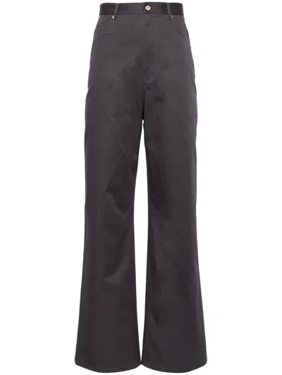 LOEWE LOEWE HIGH-WAISTED COTTON TROUSERS