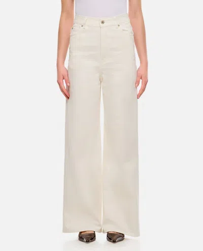 Loewe High Waisted Jeans In White