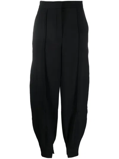 Loewe High-waisted Split Ankle Trousers In Black