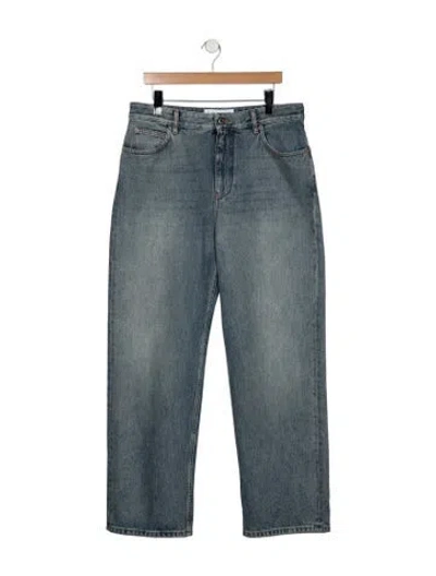 Pre-owned Loewe High-rise Straight Leg Jeans W/ Tags In Blue