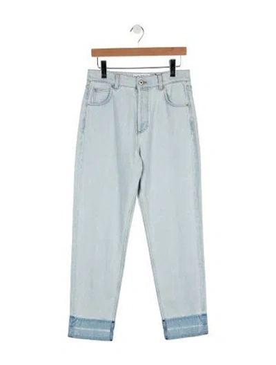 Pre-owned Loewe High-rise Straight Leg Jeans W/ Tags In Blue