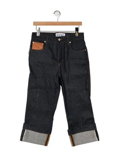 Pre-owned Loewe High-rise Straight Leg Jeans W/ Tags In Gray