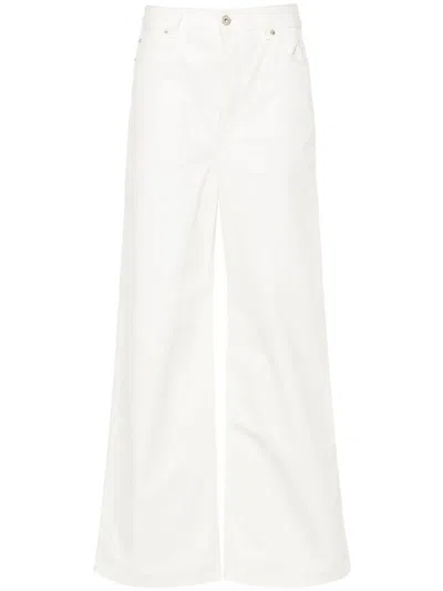 Loewe High-rise Straight-leg Jeans In White