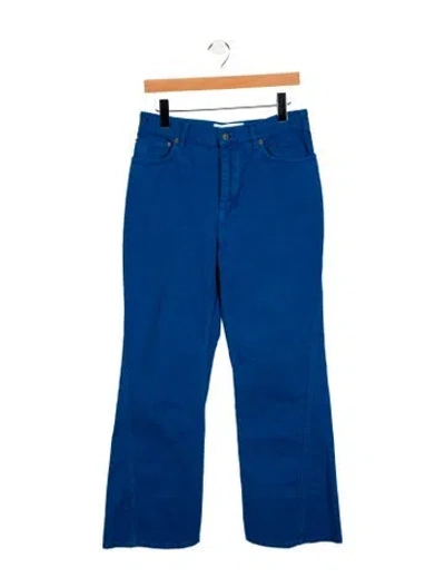 Pre-owned Loewe High-rise Wide Leg Jeans In Blue