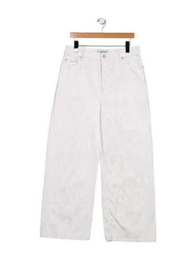 Pre-owned Loewe High-rise Wide Leg Jeans In Blue