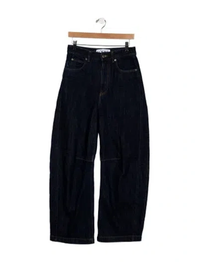 Pre-owned Loewe High-rise Wide Leg Jeans In Blue