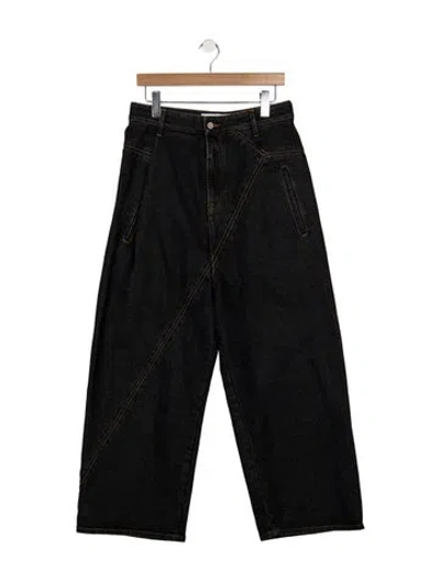 Pre-owned Loewe High-rise Wide Leg Jeans In Blue