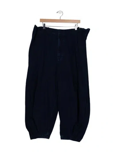 Pre-owned Loewe High-rise Wide Leg Jeans In Blue