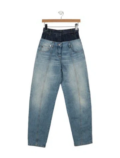 Pre-owned Loewe High-rise Wide Leg Jeans In Blue