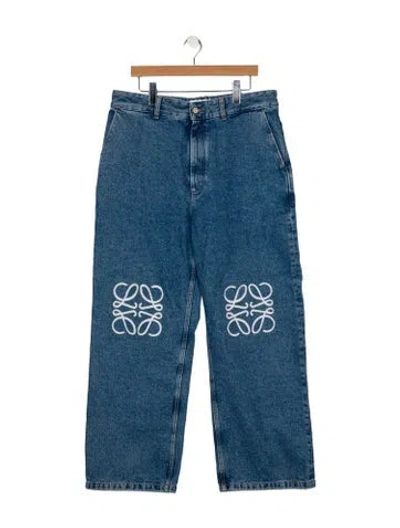 Pre-owned Loewe High-rise Wide Leg Jeans W/ Tags In Blue