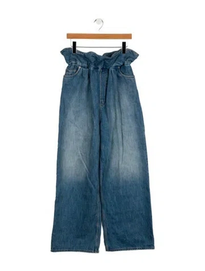 Pre-owned Loewe High-rise Wide Leg Jeans W/ Tags In Blue