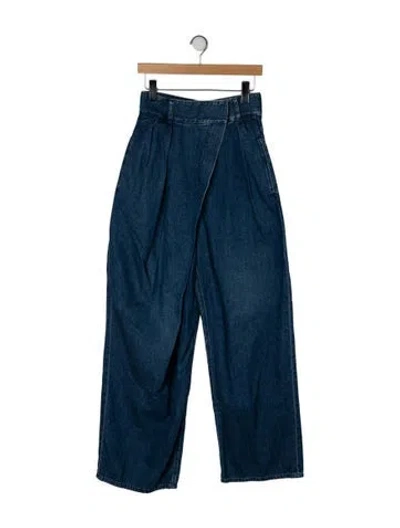Pre-owned Loewe High-rise Wide Leg Jeans W/ Tags In Blue