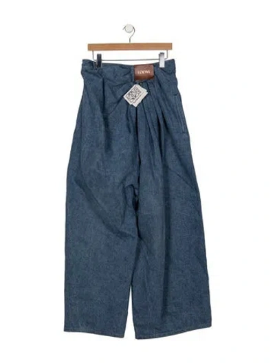 Pre-owned Loewe High-rise Wide Leg Jeans W/ Tags In Blue