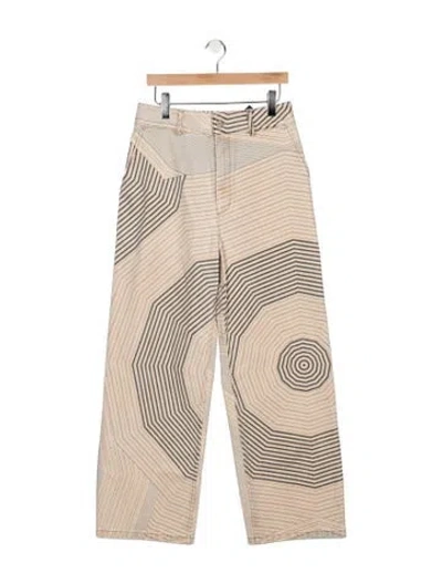 Pre-owned Loewe High-rise Wide Leg Jeans W/ Tags In Multi