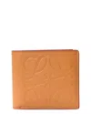 Loewe Honey Calfskin Anagram Bifold Wallet (authentic Pre-loved) In Brown