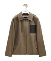 Loewe Hooded Jacket In Brown