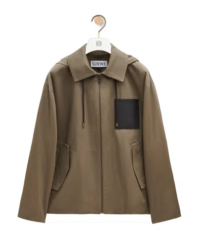 LOEWE LOEWE ZIP-UP HOODED JACKET