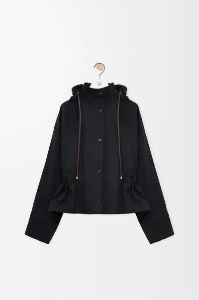 Loewe Hooded Button-fastening Jacket In Multi