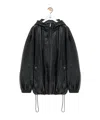 Loewe Zip Closure Hooded Jacket In Black