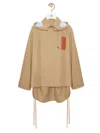 Loewe Parka Anagram Casual Jackets And Parka Beige In Green