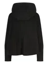 Loewe Hooded Shearling Jacket In Black