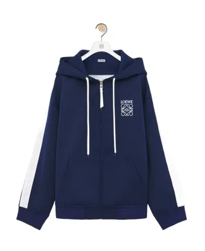 Loewe Hooded Tracksuit Jacket In Technical Jersey