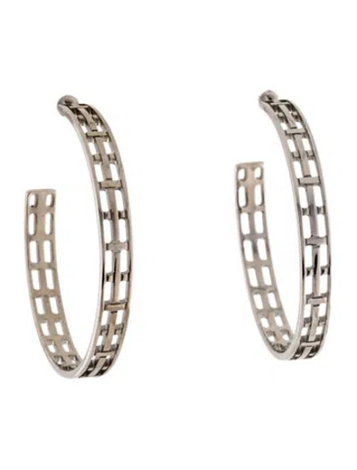 Pre-owned Loewe Hoop Earrings In Multicolor